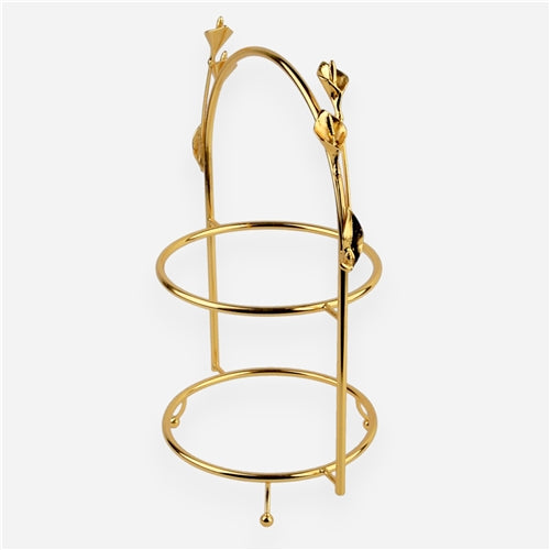 Lily plate holder Gold