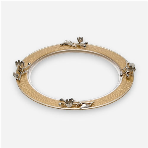 Martnade round tray gold S