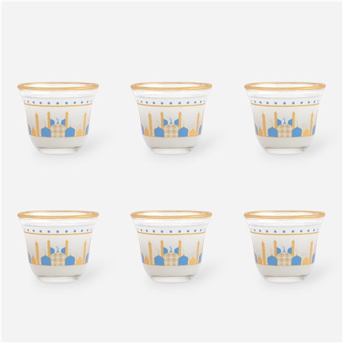 Arabic coffee cups set مسجد ازرق