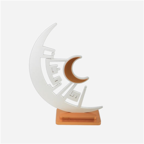 Crescent white أهلا رمضان