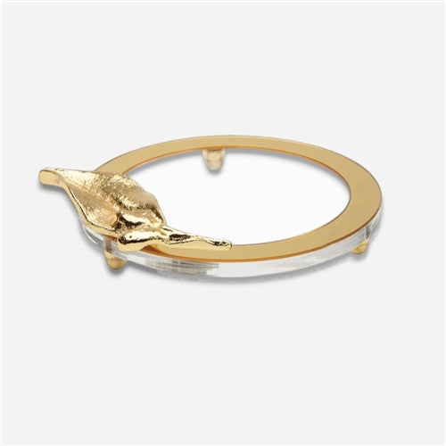 Lily Coaster Gold