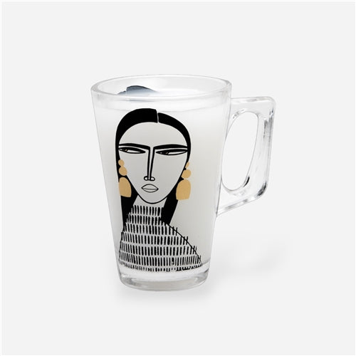 Glass mug نازك هانم
