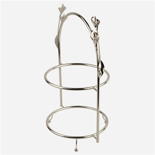 Lily plate holder Silver