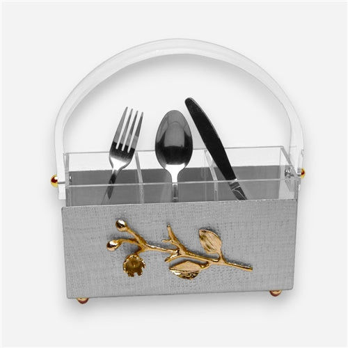 Martnade cutlery holder Silver