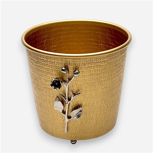 Martnade round Basket Gold