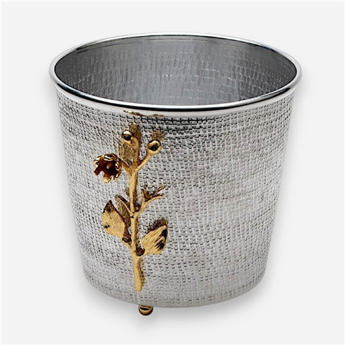 Martnade round Basket silver