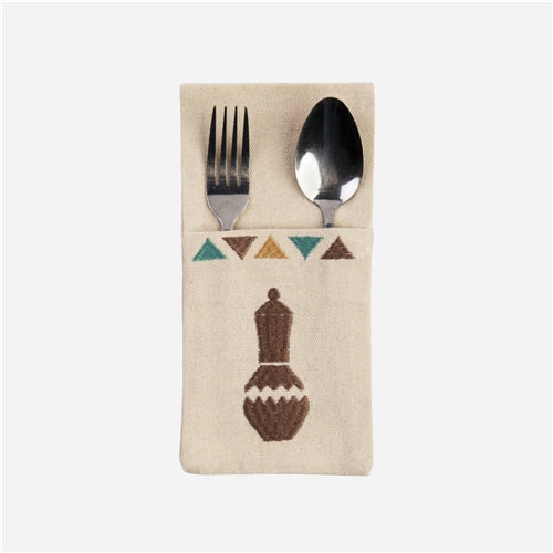 cutlery holder set of 6 (قلل) mix colours