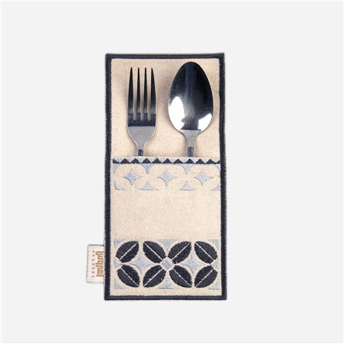 cutlery holder set of 6 خطوة عزيزة black*silver