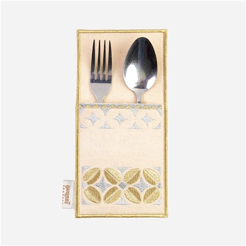 cutlery holder set of 6 خطوة عزيزة gold mix