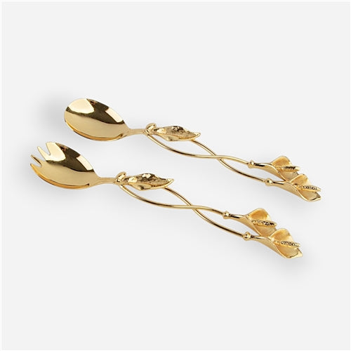 Lily spoon set Gold