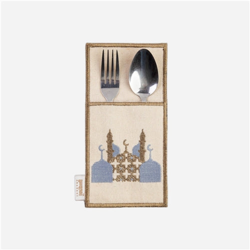 cutlery holder set of 6 رمضان كريم (مساجد) bronze mix
