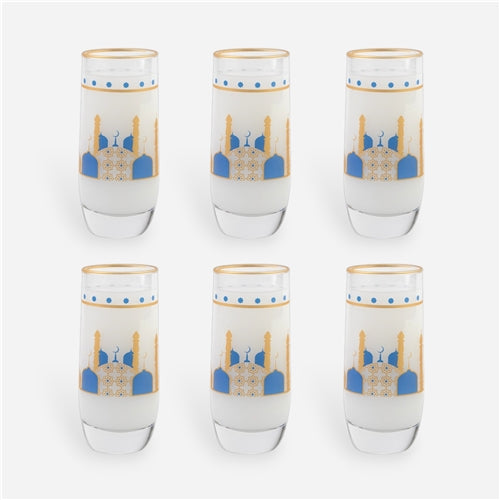 Beverage glass set 320ml مسجد أزرق