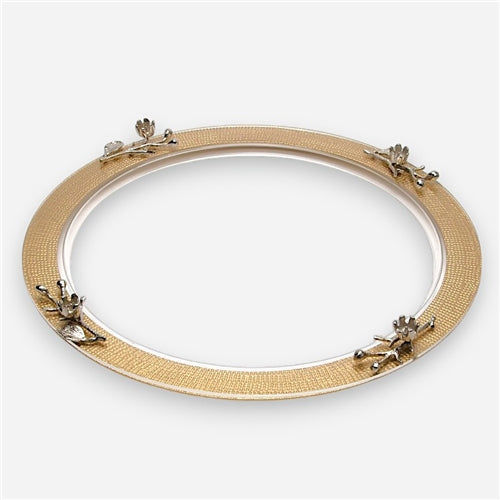 Martnade round tray gold M